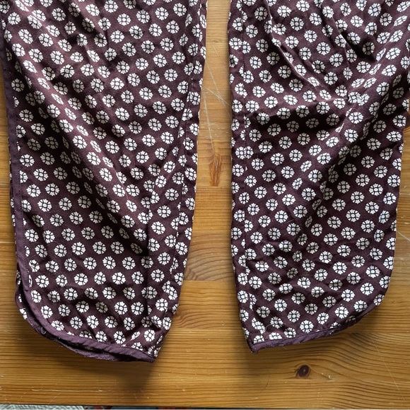 Madewell Track Trousers Coin Tile Flower Print - Picture 7 of 9